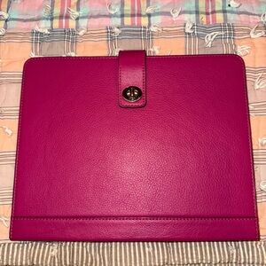 Coach IPad cover Pink Leather with turn lock